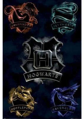 Produktbild von Harry Potter - Houses - Poster 61x91,5 cm