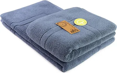 Immagine prodotto di A&R AR019 | Tappeto da bagno, in cotone turco - Colore: Blu Jeans - Dimensioni: 50 x 80 cm
