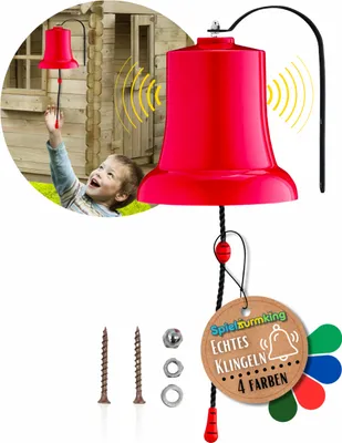 Produktbild von Spielturmking Schiffsglocke FELIX - Spielturm Zubehör Glocke mit echtem Geräusch - Rot 32571-14