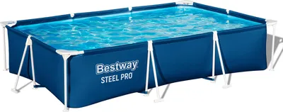 Zdjęcie produktu dla Zestaw Bestway Swimming Pool Steel Pro Set Rectangle, 300 cm