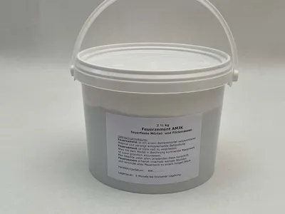 Obrázek produktu pro Šamotová malta Šamotový cement kbelík 2,5 kg