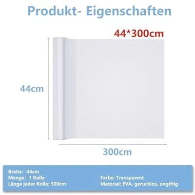 Antirutsch Ladeunterlage für Küche und Kühlschrank - 44 x 300 cm