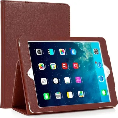 Image de Housse de protection pour Apple iPad Mini 4 et iPad Mini 5 7.9 pouces Slim Case Etui avec fonction stand Marron