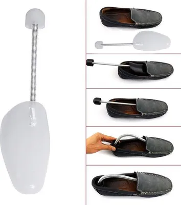Produktbild von Famanu Schuhspanner 4 Paar - Verstellbar, Kunststoff, Transparent, Größe 38-44