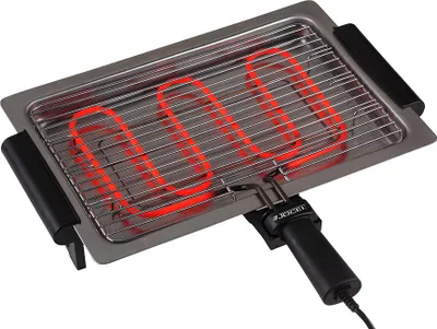 Image de Jocel JGR011565, 1600 W, Gril, Électrique, Table, Grille, Noir, Acier inoxydable