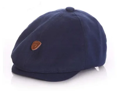 Produktbild von Schirmmütze Baby Jungen Mädchen Flat Cap Neugeborenes Kapppe Schiebermütze 48-50 cm Blau Baumwoll-Mischgewebe