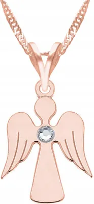Image de Collier d'ange doré en argent 925