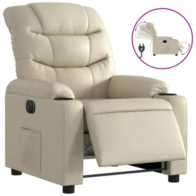 Produktbild von Relaxsessel Elektrisch Creme Kunstleder