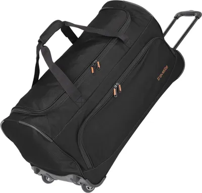 Produktbild von Travelite Cestovní taška Basics Fresh Wheeled Duffle Black 89 l