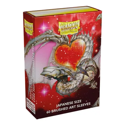 Produktbild von Dragon Shield Kartenhüllen Japanese Brushed Art Sleeves Valentine Dragons (60)