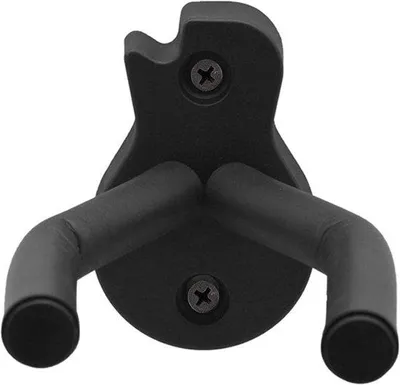 Immagine prodotto di Supporto per chitarra - Supporto per strumenti - Supporto per flauto - Supporto regolabile - Larghezza 5,1 cm - Nero