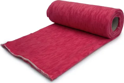Produktbild von Bedruckter Fleece-Stoff feine Streifen, Fuchsia 50 x 155 cm