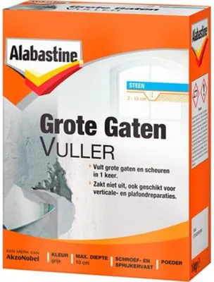 Produktbild von Großlochfüller 1 kg Alabastin - Alabastine