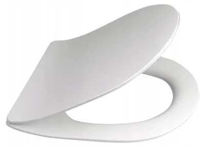 Produktbild von Roca Inspira Round Duroplast WC-Sitz Weiß Absenkautomatik