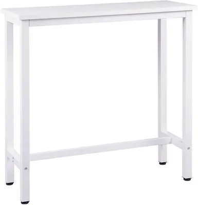 Produktbild von Bartisch mit Metallgestell und MDF-Tischplatte | 100x40x100 cm