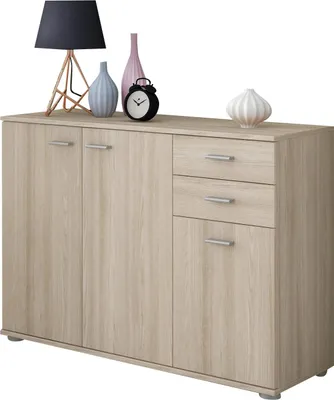 Produktbild von Meldola - Anrichte, 103x34x74h cm Eiche Braun, 2 Schubladen