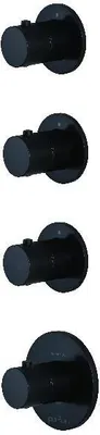 Produktbild von Paffoni Modular Box - Thermostatarmatur - Unterputz, für 3 Verbraucher, Schwarz matt MDE019NO
