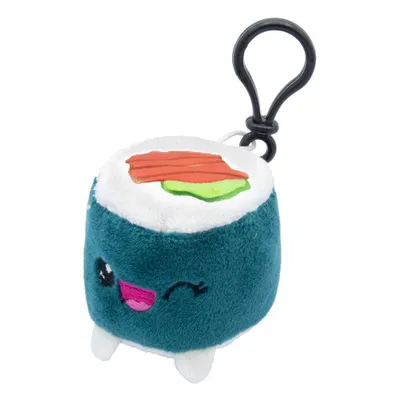 Obrázek produktu pro Plyšová figurka Plushi s kroužkem na klíče Maki Sushi s lososem 7 cm