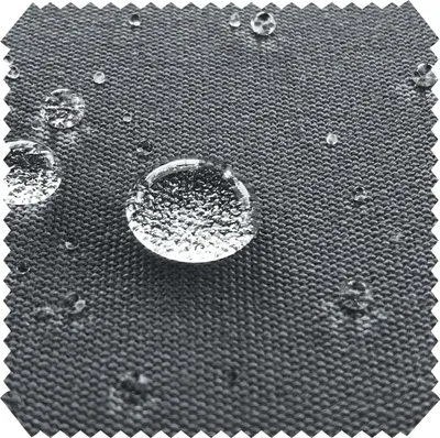 Produktbild von novely ARAGON WATERPROOF UV - Premium Acryl Outdoor-Stoff Polsterstoff in Baumwoll-Optik Markisenstoff  Meterware 1lfm - Farbe: 02 Graphit