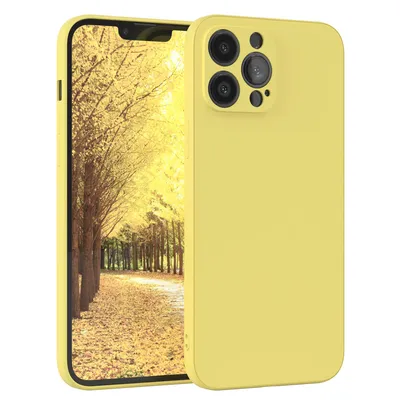 Produktbild von EAZY CASE - TPU Hülle für Apple iPhone 13 Pro Max, TPU Case stoßfeste Handyhülle, weiches Cover mit Kameraschutz, Silikonhülle in Gelb