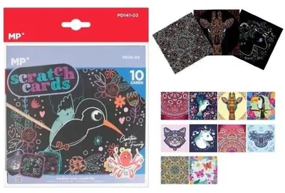 Immagine prodotto di Grattino e vinci: animali e mandala – 10 fogli