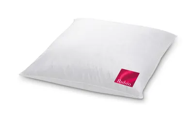 Produktbild von HANSKRUCHEN Rubin Daunen Schlafkissen 80x80 cm Weich Allergiker Kopfkissen waschbar 3 Kammern Kissen weiss -  Germany