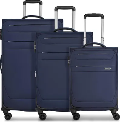 Produktbild von Worldpack Chicago 4 Rollen Kofferset 3-teilig mit Dehnfalte