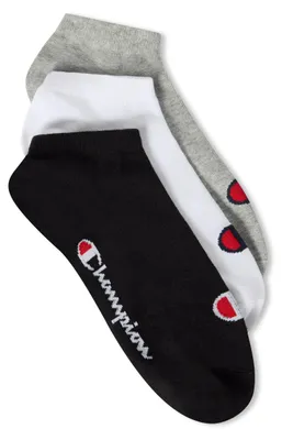 Produktbild von Champion Uni Basics 3pk Sneaker Socken, Hellgrau Meliert, 35-38 EU