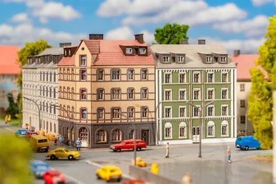 Produktbild von Faller 282783 - 1/220 / Z Stadthäuserzeile - Neu