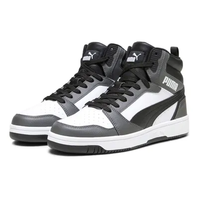 Produktbild von Puma Rebound v6 White-Black-Shadow Gray Größe EU 39