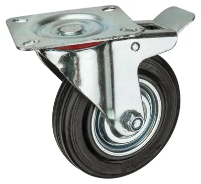 Transportrolle Lenkrolle Bremse D=125 Lastrolle Bockrolle 913356 21313 4031765213134