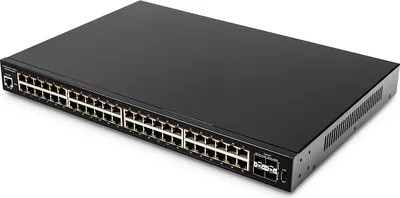 Zdjęcie produktu dla Cudy GS2048PS4, Zarządzany, L2, Gigabit Ethernet (10/100/1000), Pełny dupleks, Obsługa PoE