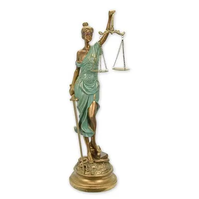 Produktbild von Deko Justitia Figur Skulptur Göttin der Gerechtigkeit 52,9 cm