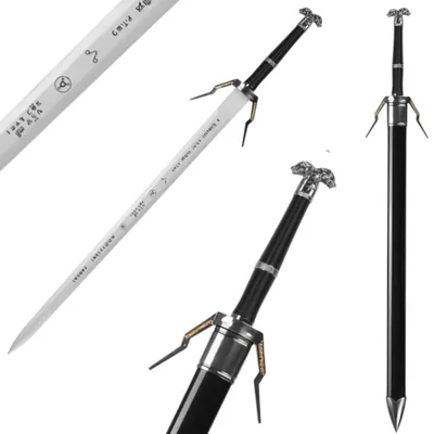 Immagine prodotto di Spada lunga fantasy con fodero – Design ispirato al cinema, lama in bambù, decorazione per la casa, oggetto da collezione, 122 cm, JT10643