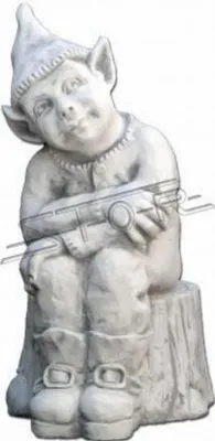 Produktbild von Zwerg Statue Statuen Skulpturen Figur Dekoration Garten Terrasse Stein S201116