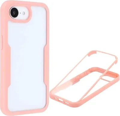 Immagine prodotto di Custodia per Apple iPhone 16e - Cover integrale Phonesta Slim Protect 360 Case con protezione schermo - Rosa