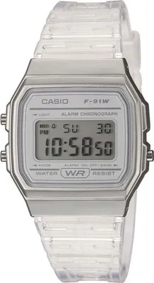 Immagine prodotto di Orologio CASIO Collezione F-91WS-7EF, Cronometro, Sveglia, Calendario automatico, Digitale, Resina, 3 ATM