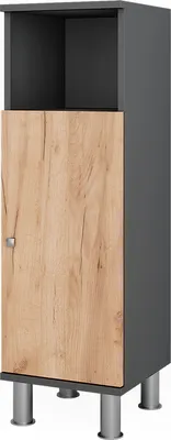Produktbild von Midischrank Vicco Fynn Anthrazit/Goldkraft Eiche 30 x 95 cm, Model 54351