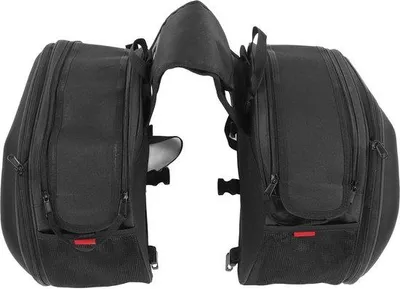 Produktbild von Famanu Motorradtasche Große Kapazität Wasserdicht - Universelles Design für Motorradreisen - Schwarz