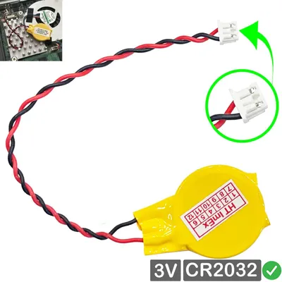 Produktbild von CR2032 CMOS-Batterie mit Steckerkabel 3Pin/2 kabel für Acer Aspire 5560, 3600