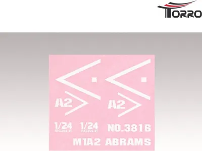 Produktbild von Torro Panzer Abrams M1A2  1/24 - Ersatzteil - Aufkleber-Set / Decals
