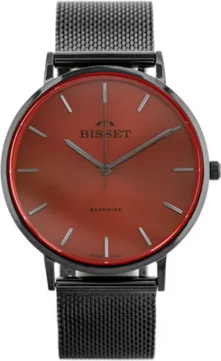 Produktbild von Bisset Damenarmbanduhr BSBF33 graphit/schwarz