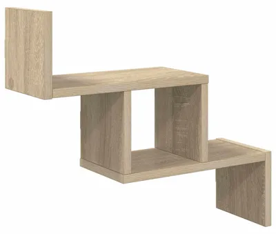Obrázek produktu pro vidaXL Nástěnná police Sonoma, dubový Imitace, 48 x 15 x 42 cm, dřevotřísková deska