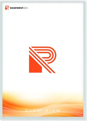 Produktbild von RAWWEST.BIS Alu Bilderrahmen 30x45 cm mit Kunstglas Plexi Rahmen für Bilder und Poster, Silber
