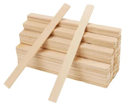 Zdjęcie produktu dla Solidchoice - 100 sztuk drewnianych mieszadeł, 30 cm - do mieszania farb i żywic
