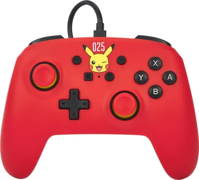 Immagine prodotto di PowerA NSGP0200-01 periferica di gioco Rosso USB Gamepad Analogico Nintendo Switch, Nintendo Switch OLED