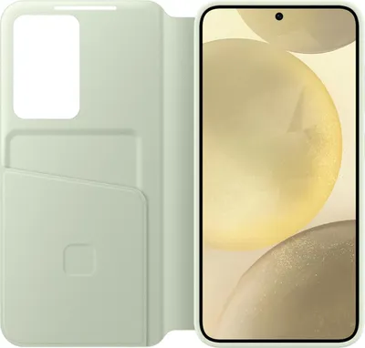 Zdjęcie produktu dla Samsung Smart View Case, Z klapką, Samsung, Galaxy S24, 15,8 cm (6.2"), Zielony