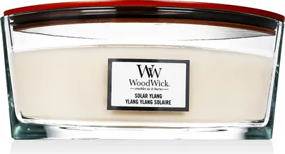 Productafbeelding van WoodWick Solar Ylang, transparant, wit, geur: ylang-ylang, 1 stuk