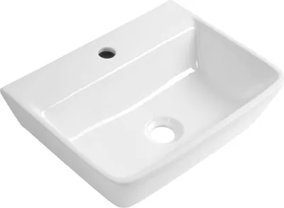 Zdjęcie produktu dla Umywalka ceramiczna REEMA 45 x 35 cm, biała