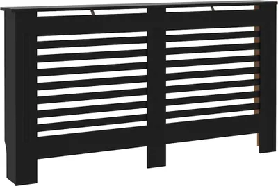 Obrázok produktu pre vidaXL Obloženie radiátora čierne 152x19x81,5 cm MDF